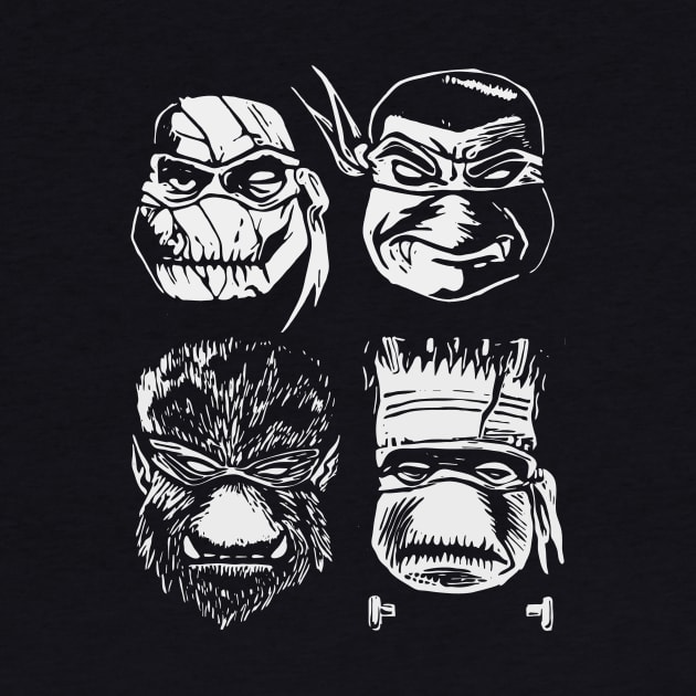 Teenage Monster Ninja Turtles by Total Bummer